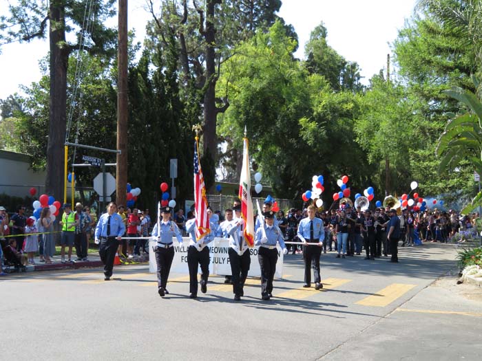 Start of July 4th parade