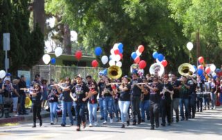 North Hollywood High School Marching Band in July 4th parade