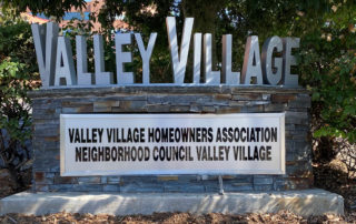 Valley Village Sign