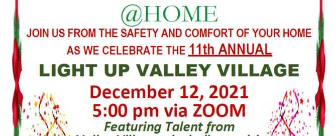 LUVV@Home Flyer Holiday Message
